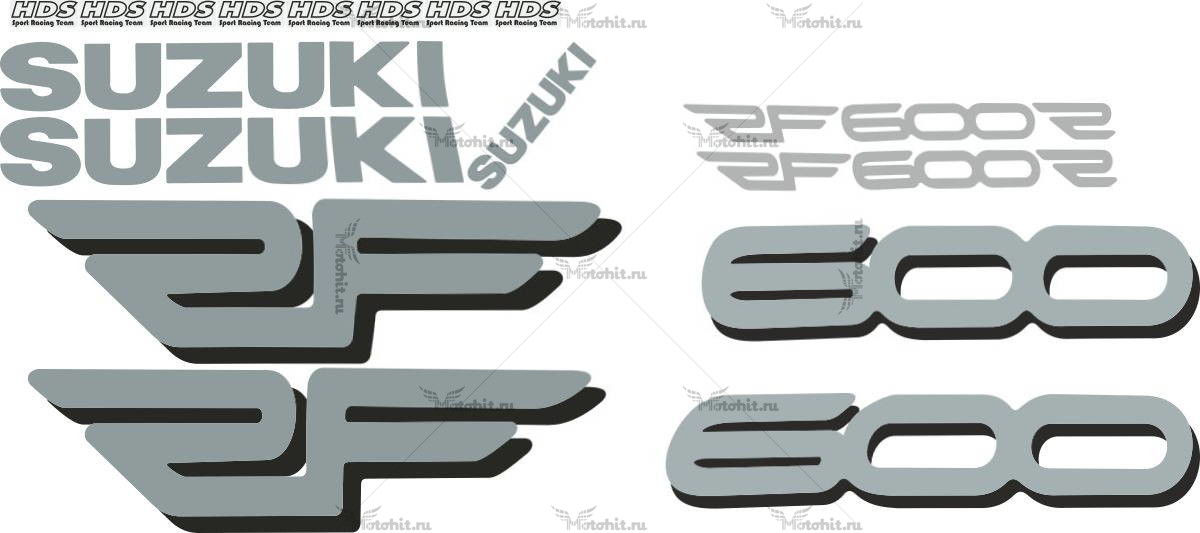 Decals for SUZUKI RF-600 1993-1997