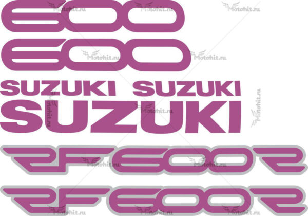Decals for SUZUKI RF-600-R