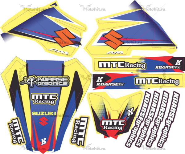 Decals for SUZUKI RM-80, RM-85 2000-2016