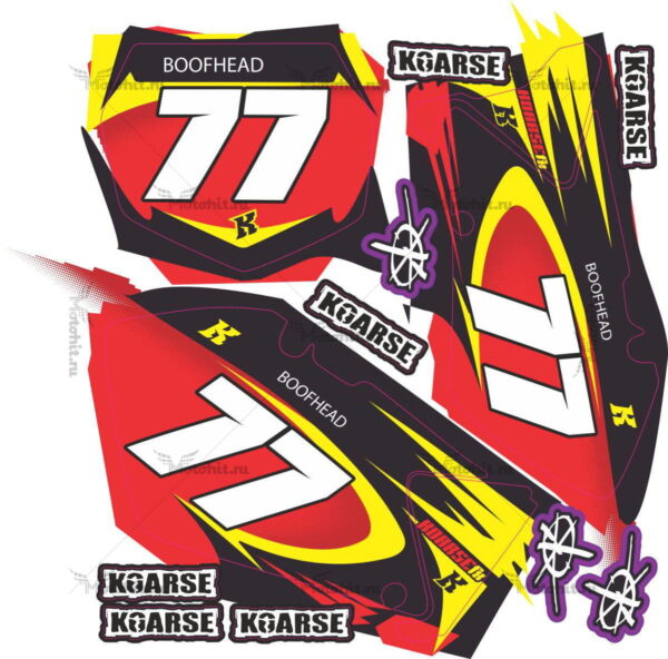 Decals for SUZUKI RM-125 RM-250 2001-2009