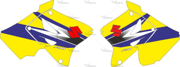 Decals for SUZUKI RM-125 RM-250 2001-2009 SIDES