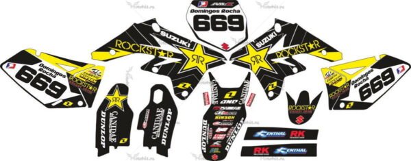 Decals for SUZUKI RMZ-250 2007-2009