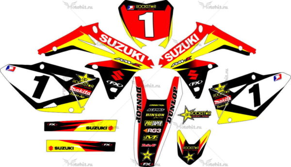 Decals for SUZUKI RMZ-450 2008-2017