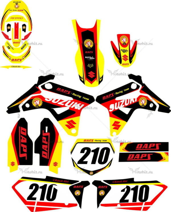 Decals for SUZUKI RMZ-450 2007 RAPZ
