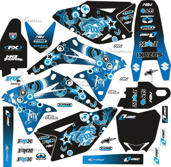 Decals for SUZUKI RMZ-450 2008-2017