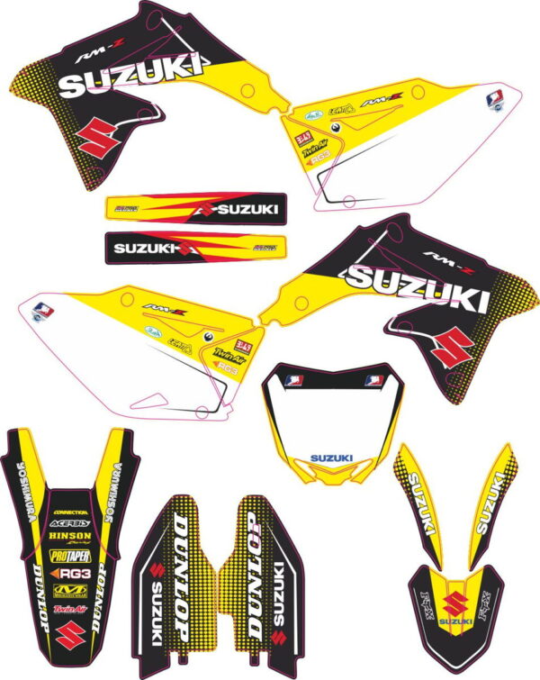 Decals for SUZUKI RMZ-450 2008-2017