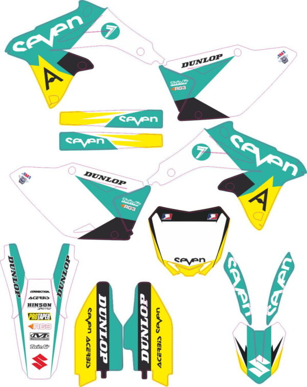 Decals for SUZUKI RMZ-450 2008-2017 13