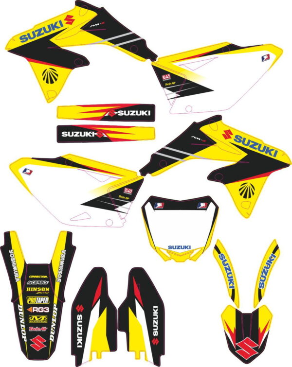 Decals for SUZUKI RMZ-450 2008-2017 14