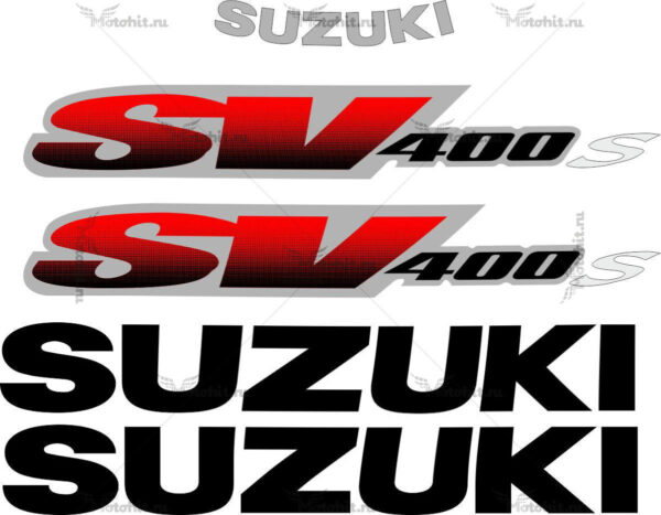 Decals for SUZUKI SV-400-S 1998