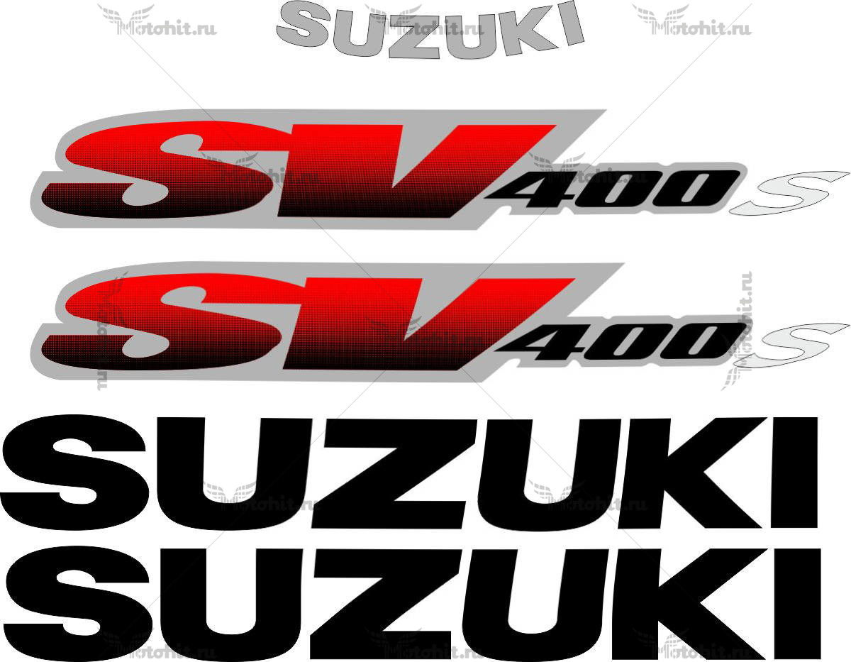 Decals for SUZUKI SV-400-S 1998