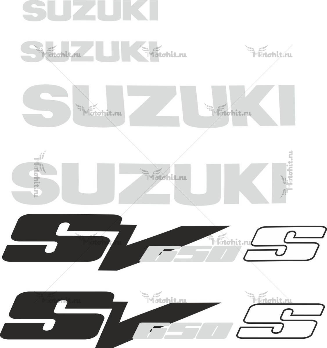 Decals for SUZUKI SV-650-S