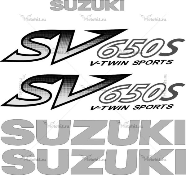 Decals for SUZUKI SV-650-S 2001