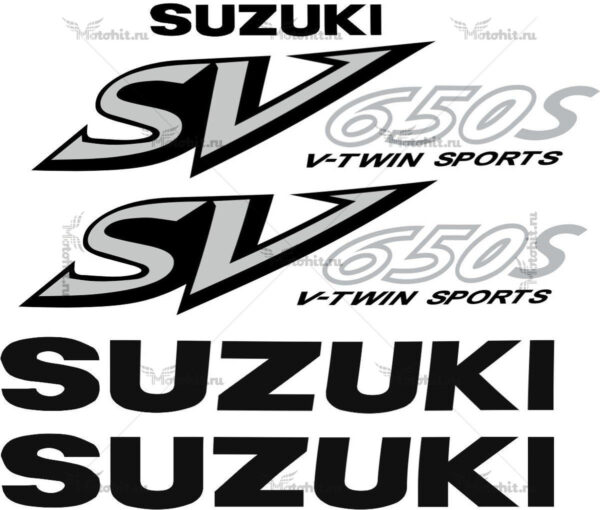 Decals for SUZUKI SV-650-S 2002