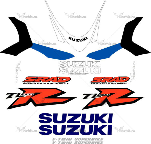 Decals for SUZUKI TL-1000-R 1999 2