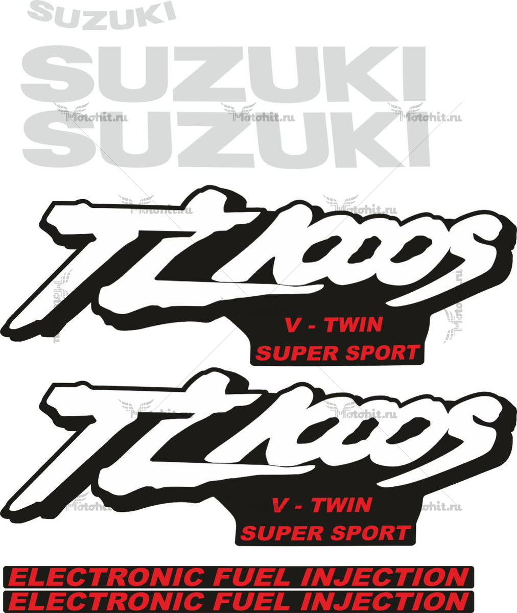 Decals for SUZUKI TL-1000-S 1997-2003
