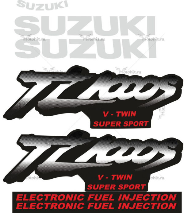 Decals for SUZUKI TL-1000-S 1997-2003 DOTS