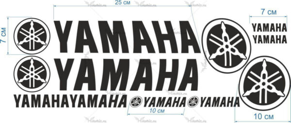 Decals for Yamaha 10STICKER-PROMO