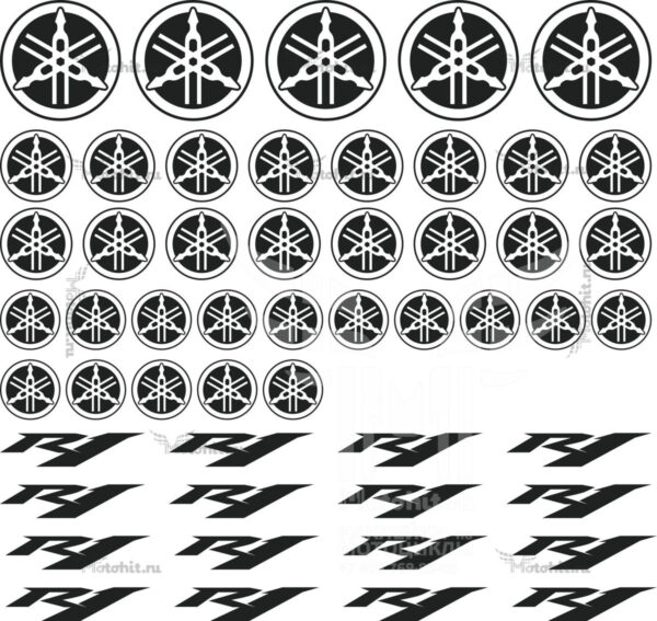 Decals for YAMAHA-R1-AND-KAMERTONS