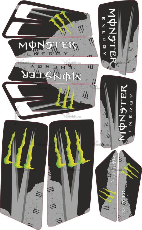 Decals for Yamaha BANSHEE-BLACK-MONSTER 1987-2018+