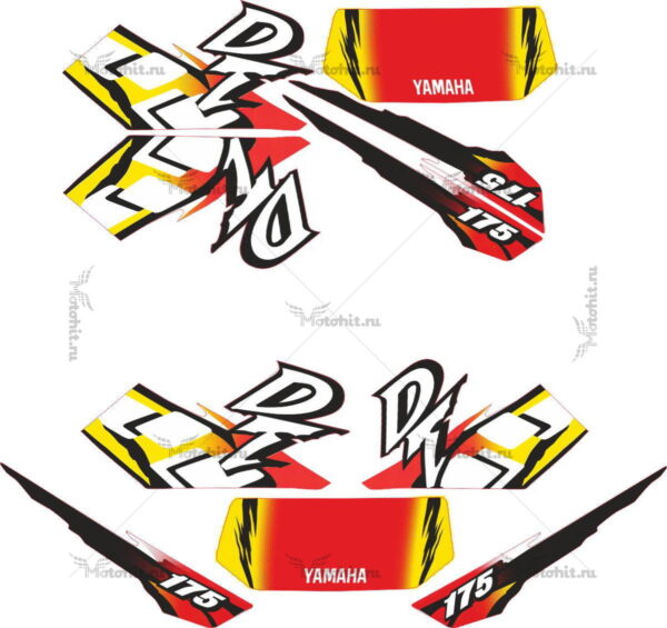 Decals for Yamaha DT-175 2000 AM2