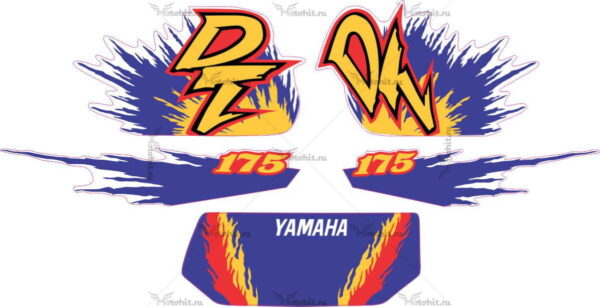 Decals for Yamaha DT-175 2000 EXPLOSION