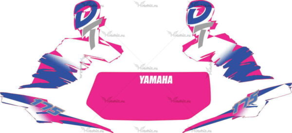 Decals for Yamaha DT-175 2000 MANCHA