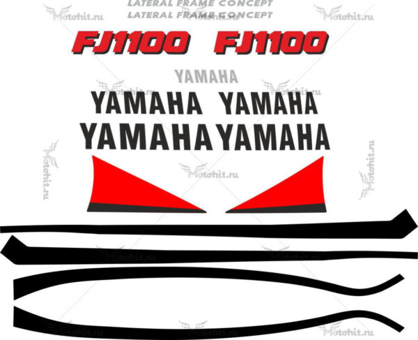 Decals for Yamaha FJ-1100 1994+