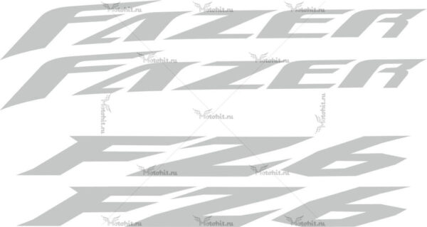 Decals for Yamaha FZ-6 2004 FAZER