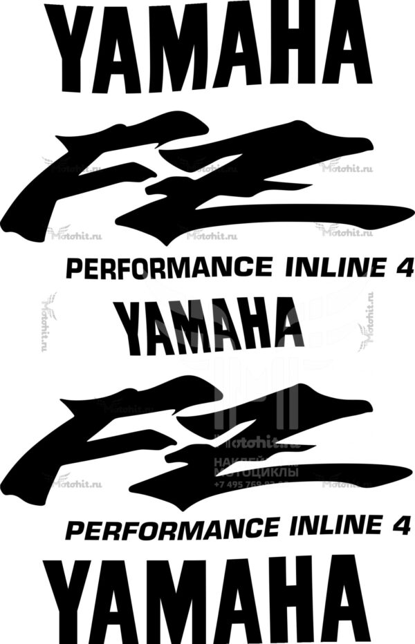 Decals for Yamaha FZ-400 Fazer 1997-1997