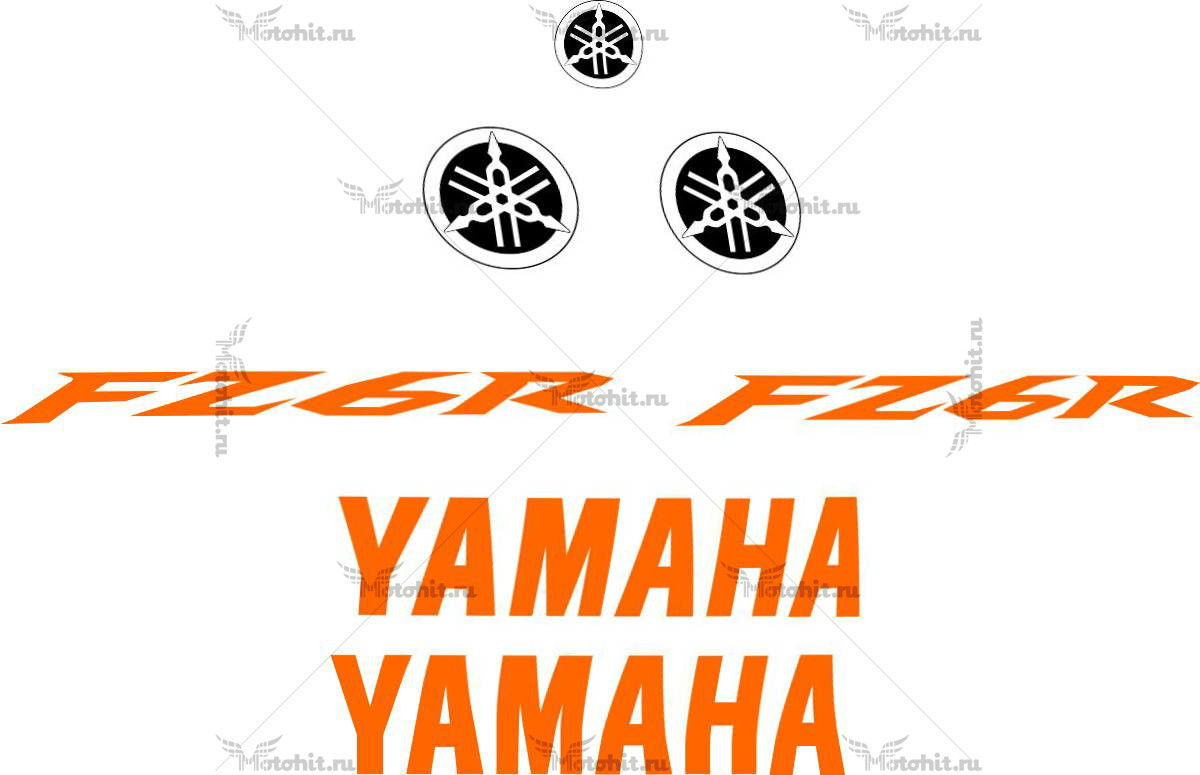 Decals for Yamaha FZ-6R 2009-2015 TXT