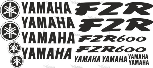 Decals for Yamaha FZR-600
