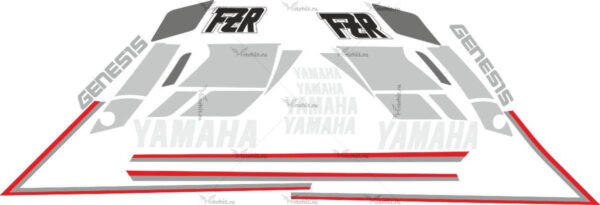 Decals for Yamaha FZR-600 1989-1999