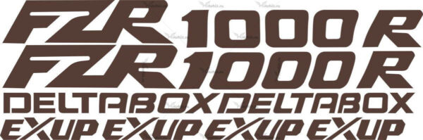 Decals for Yamaha FZR-1000-R