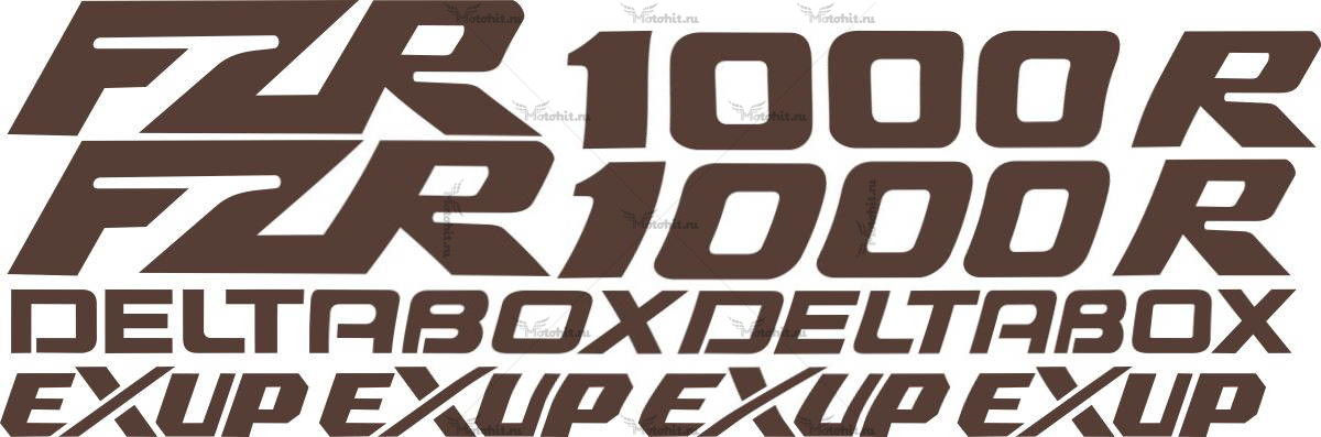 Decals for Yamaha FZR-1000-R