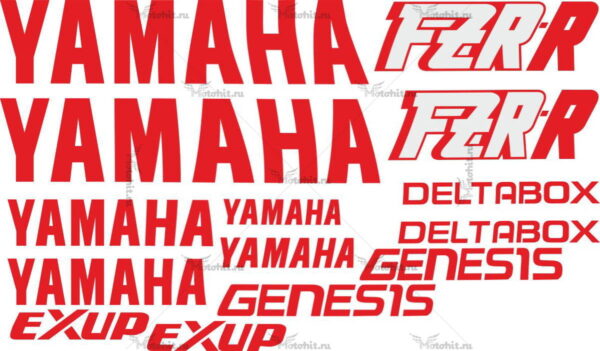 Decals for Yamaha FZR-R-600 2002