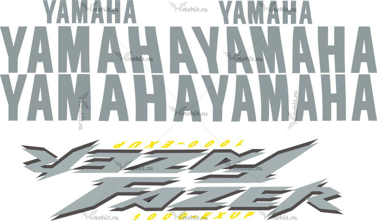 Decals for Yamaha FZS-1000 2001-2005 FAZER