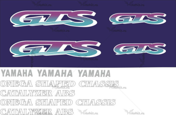 Decals for Yamaha GTS-1000 1992-1998