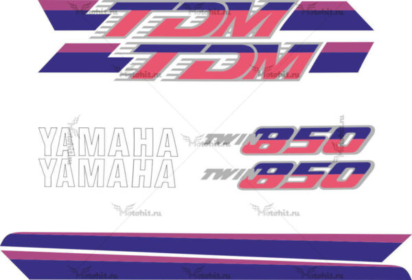 Decals for Yamaha TDM-850 1991-1995
