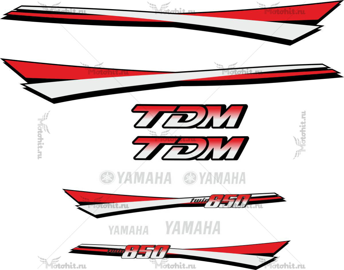 Decals for Yamaha TDM-850 1994