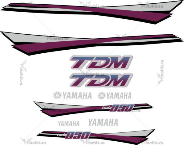 Decals for Yamaha TDM-850 1994 VIOLET