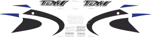 Decals for Yamaha TDM-850 2000-2001 BLACK