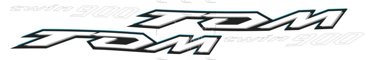 Decals for Yamaha TDM-900 2003 blue shadow