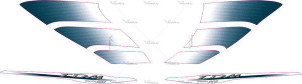 Decals for Yamaha TDM-900 2006-2008 BLUE