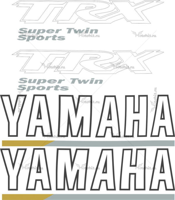 Decals for Yamaha TRX-850 2