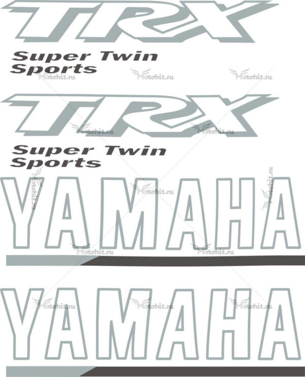 Decals for Yamaha TRX-850 1998
