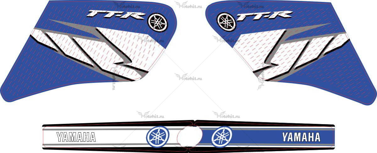 Decals for Yamaha TTR-250 Open Enduro 1993-2006