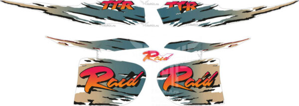 Decals for Yamaha TTR-250 RAID 1993-2006 Dark