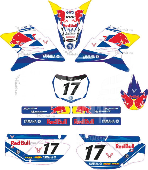 Decals for Yamaha TTR-230 RAID 2005-2012