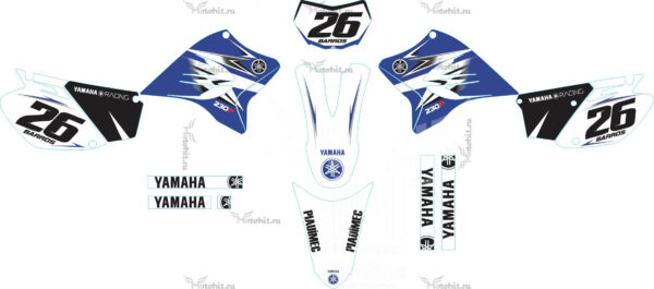 Decals for YAMAHA TTR-230 2005-2016