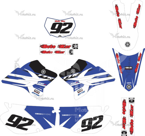 Decals for YAMAHA TTR-230 2 2005-2016